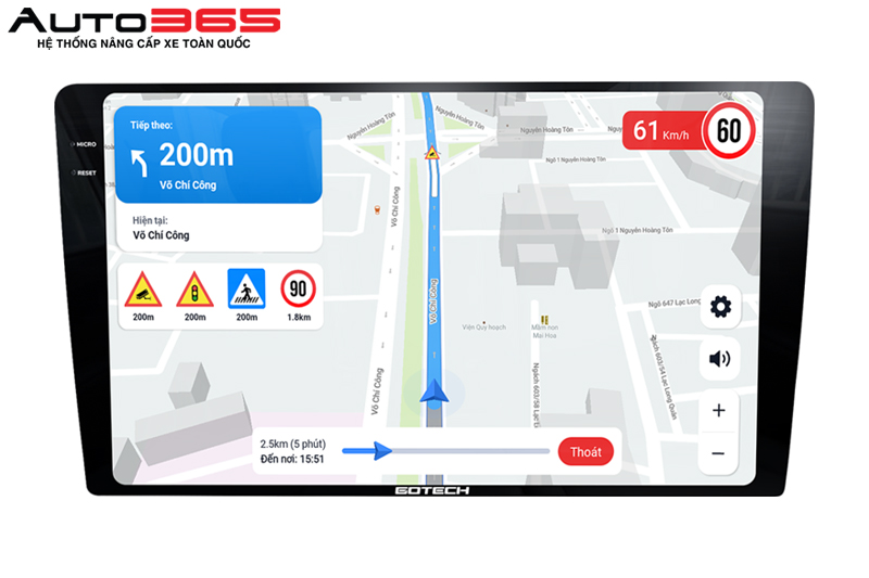 MÀN HÌNH Ô TÔ THÔNG MINH GOTECH GT2K